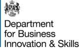 UK Department for Business Innovation & Skills (BIS) logo