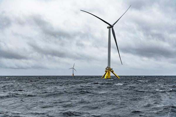 Demonstration of two offshore wind turbines