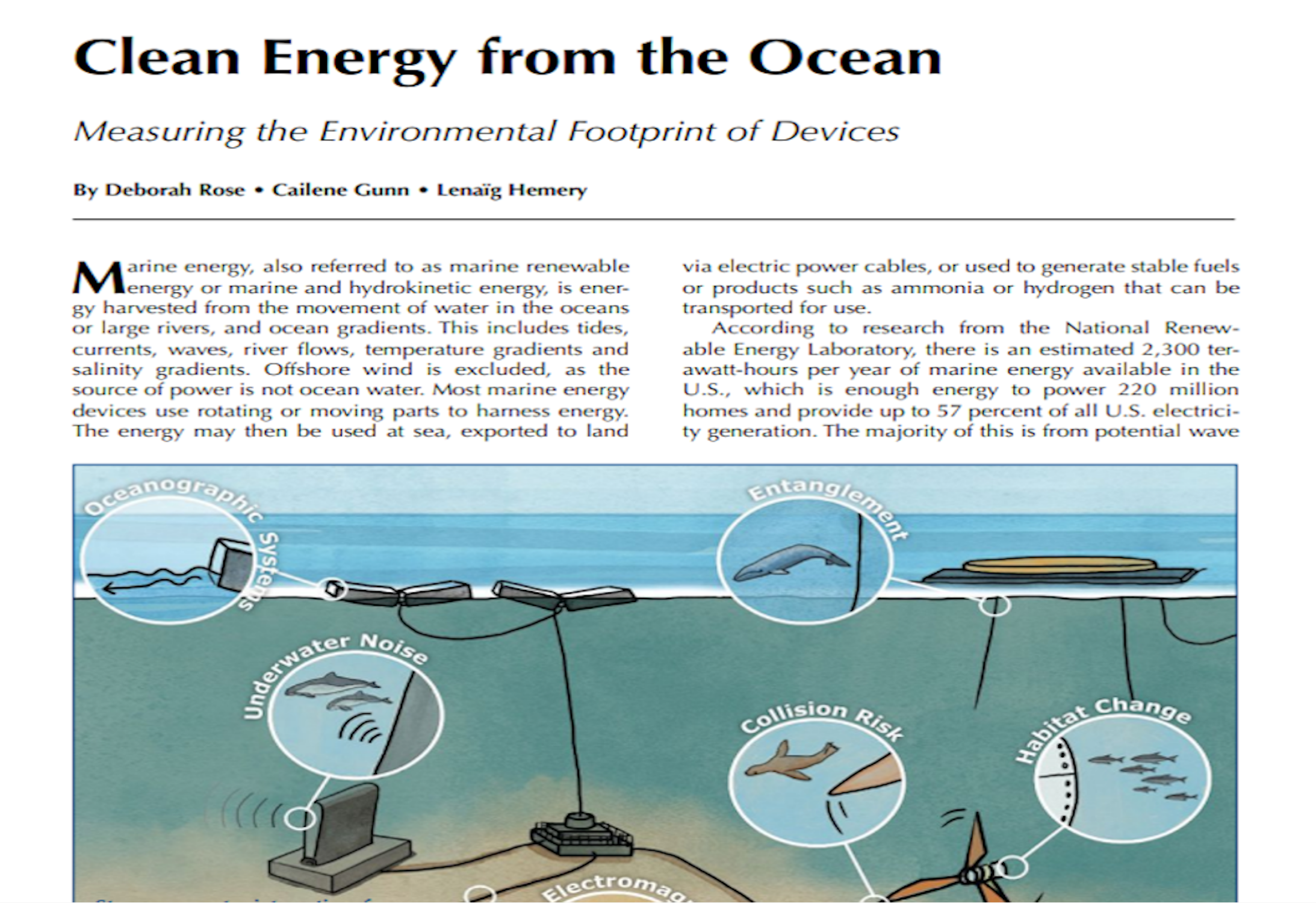 Sea Technology Magazine Article