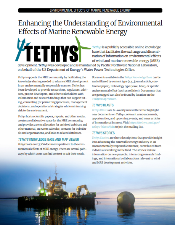 Tethys MRE Fact Sheet