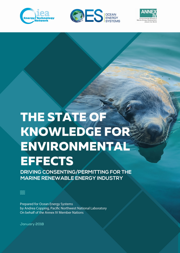 The State of Knowledge for Environmental Effects: Driving Consenting/Permitting for the Marine Renewable Energy Industry
