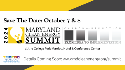 2024 Maryland Clean Energy Summit Logo