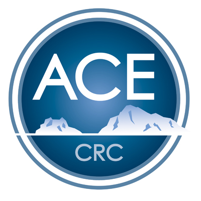 Antarctic Climate and Ecosystems Cooperative Research Centre logo