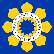 Department of Energy Philippines in a circle with a pattern around