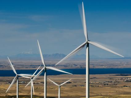 Power County Wind Farm in Power County, Idaho.